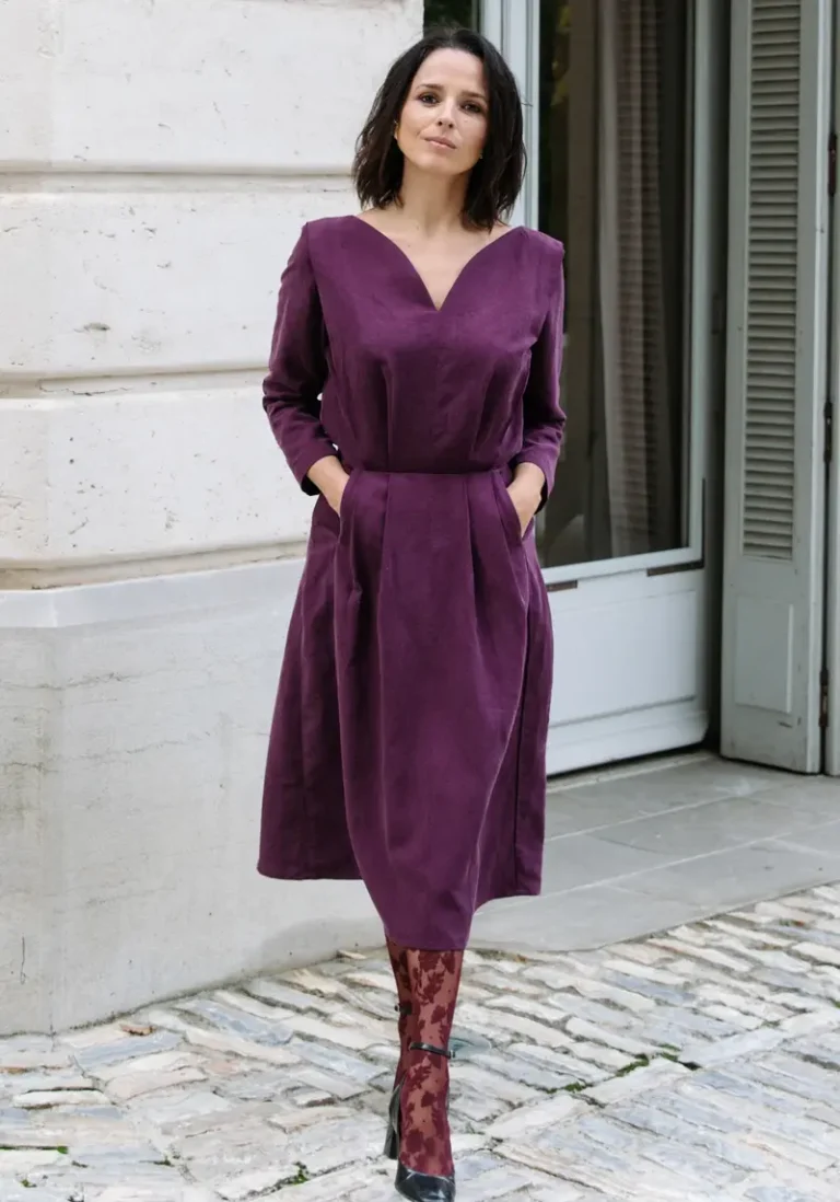 Patron couture robe Notte - Patron pochette par Maison Fauve