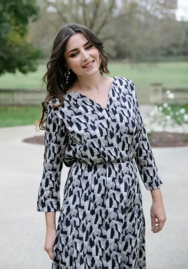 Patron couture robe Notte - Patron pochette par Maison Fauve