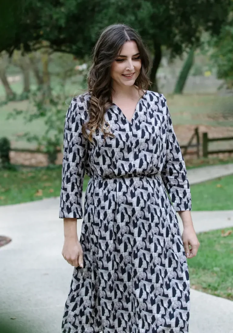 Patron couture robe Notte - Patron pochette par Maison Fauve