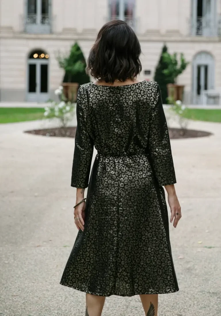 Patron couture robe Notte - Patron pochette par Maison Fauve