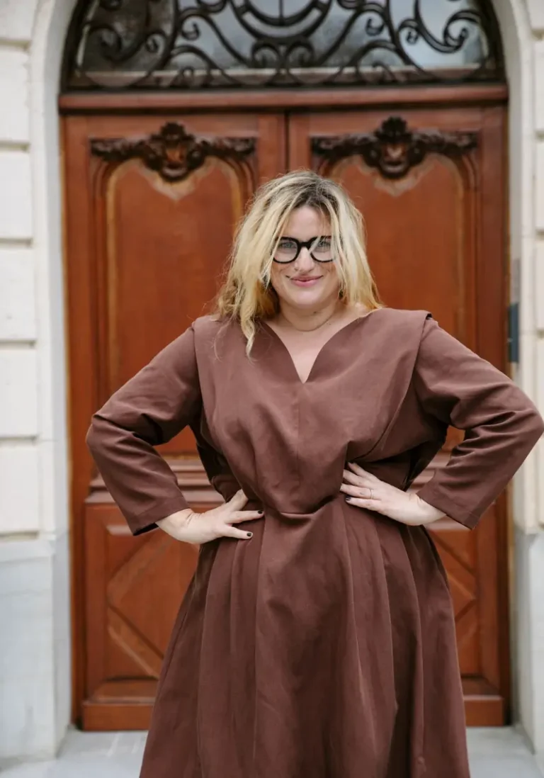 Patron couture robe Notte - Patron pochette par Maison Fauve