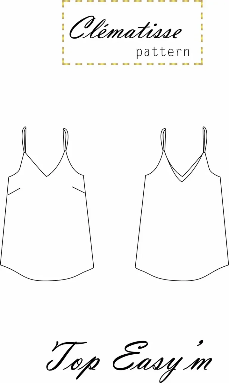 Patron Top easy’m par Clématisse Pattern