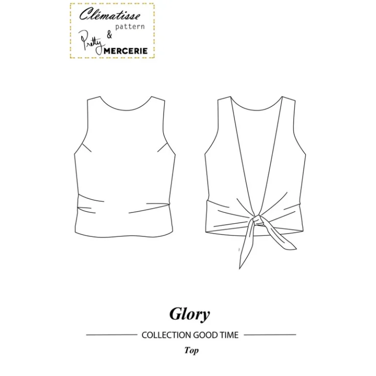 Patron Top Glory par Clématisse Pattern