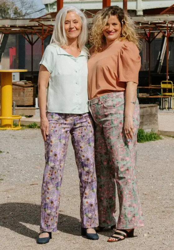 Patron couture jean Worn - Patron pochette par Maison Fauve