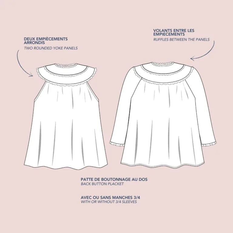 Patron de couture Blouse Délicate Lise Tailor