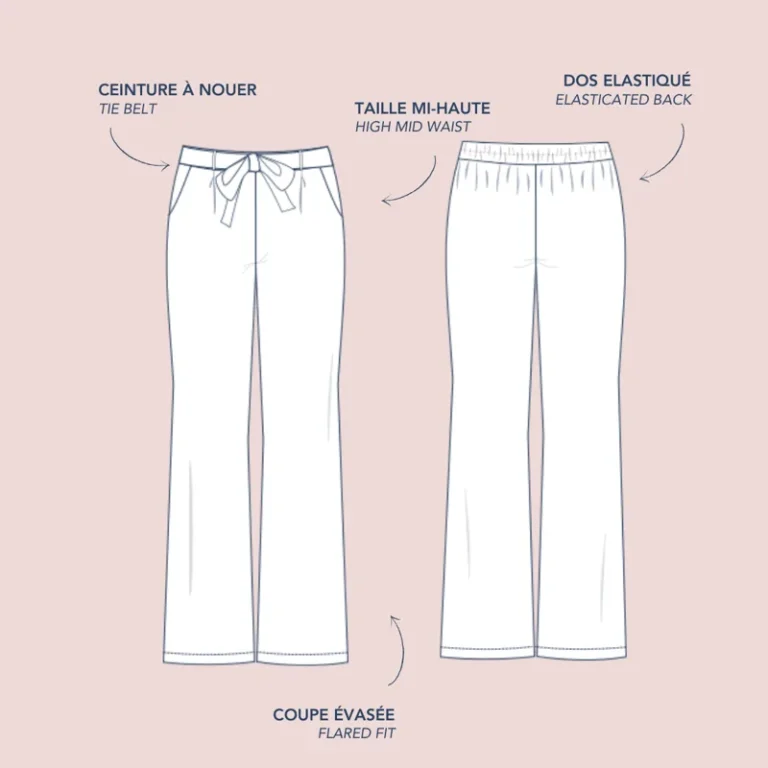 Patron de couture Pantalon Giverny Lise Tailor