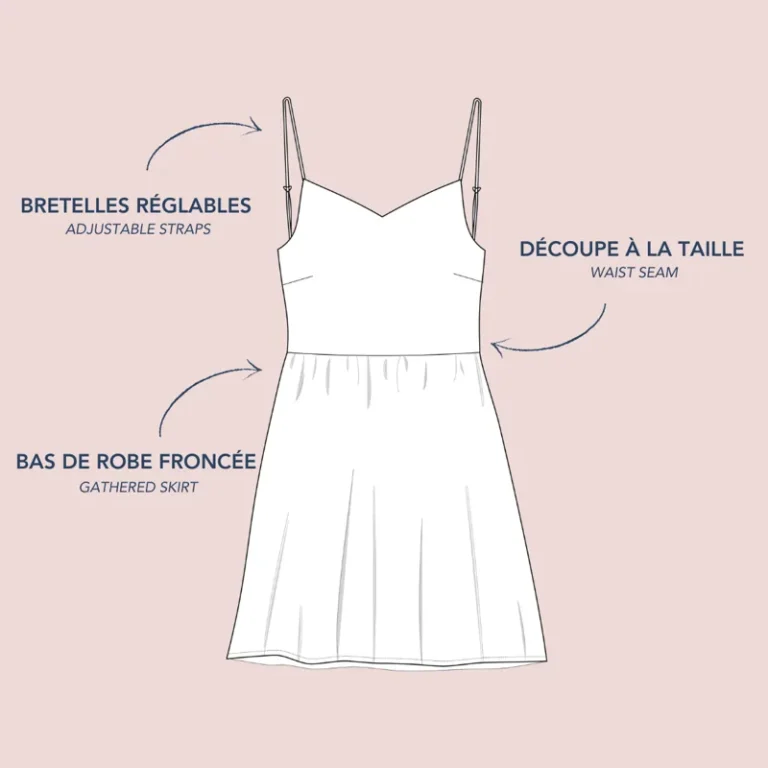 Patron de couture Robe Brin de Soleil Lise Tailor