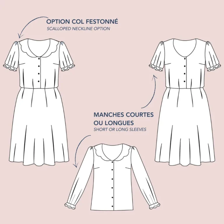 Patron de couture Robe Comète Lise Tailor