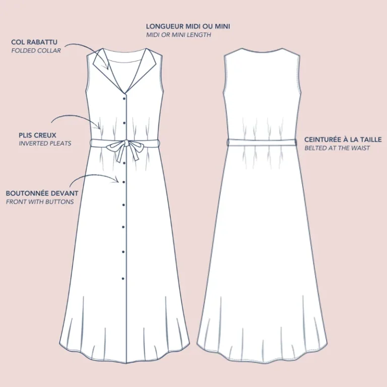 Patron de couture Robe Gigi Lise Tailor