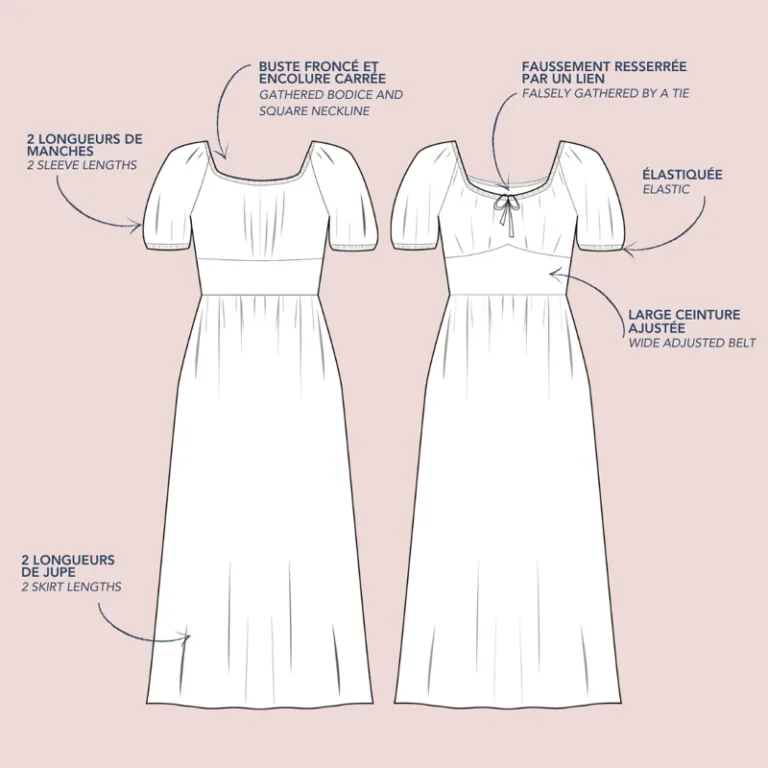 Patron de couture Robe Opaline Lise Tailor