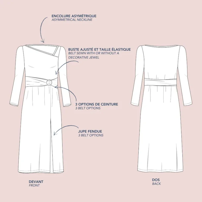 Patron de couture Robe Queenie Lise Tailor