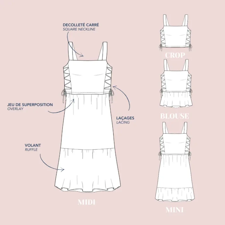 Patron de couture Robe Romance Lise Tailor