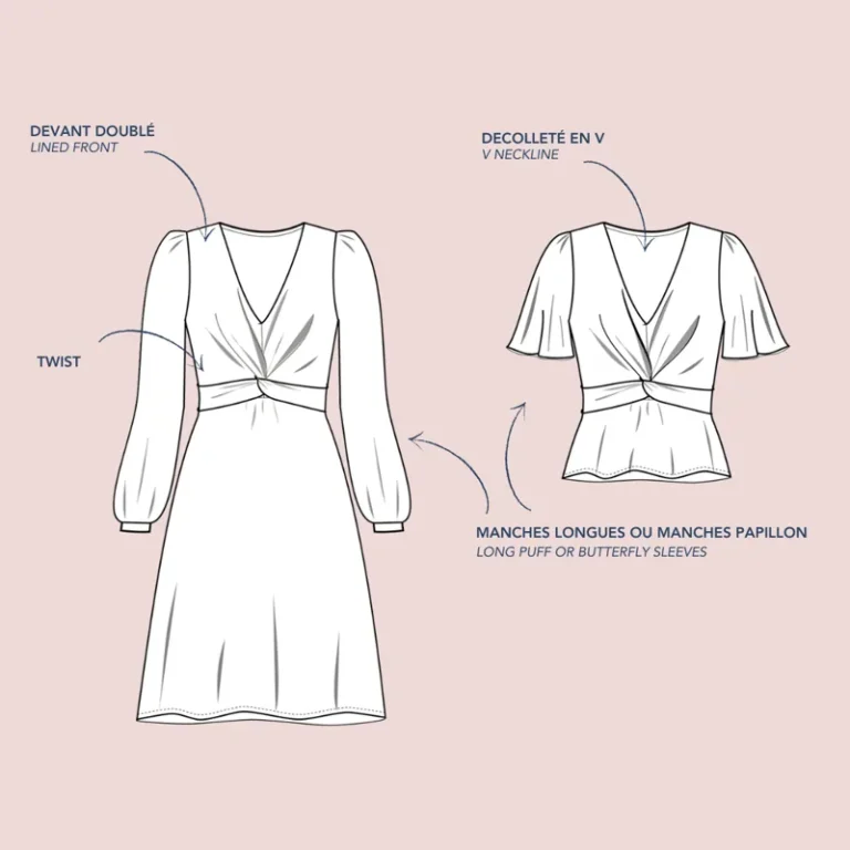 Patron de couture Robe Solstice Lise Tailor