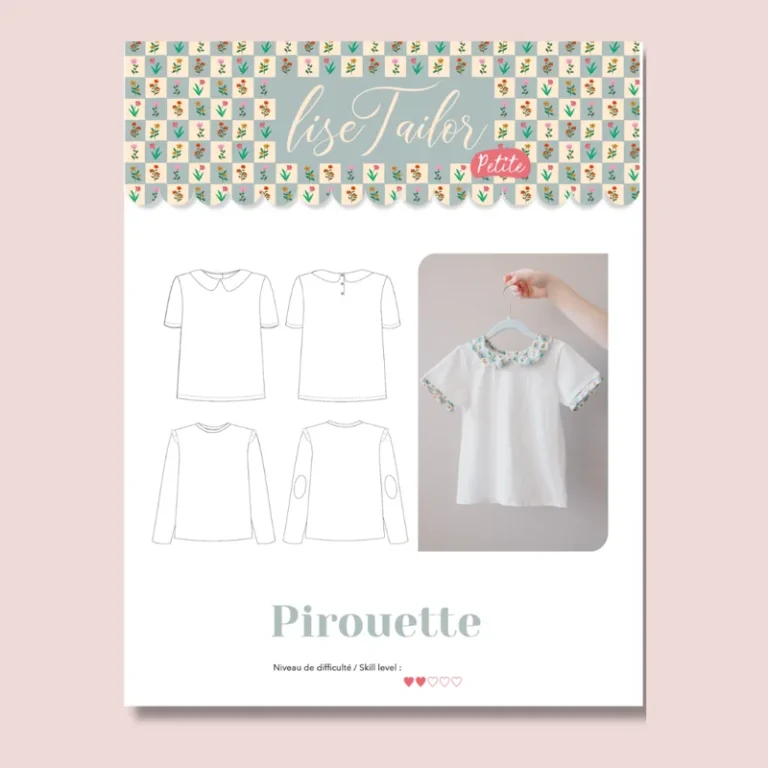 Patron de couture PETITE t-shirt Pirouette Lise Tailor