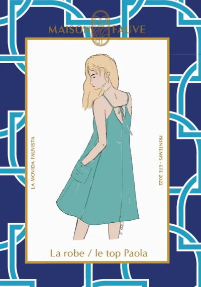 Patron couture robe Paola par Maison Fauve