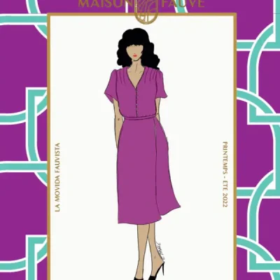 Patron couture robe Pénélope par Maison Fauve