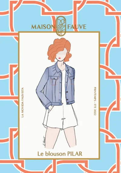 Patron couture blouson Pilar de Maison Fauve