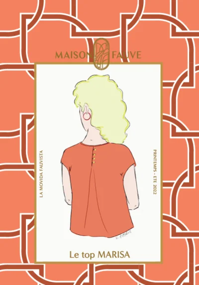 Patron couture top Marisa par Maison Fauve