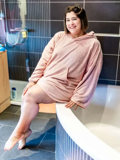 CANNELLE - Le pull-plaid par Klafoutis