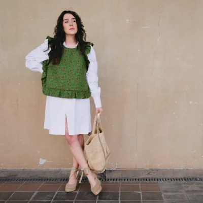 Patron plastron et pull sans manches femme BRISBANE par Ikatee