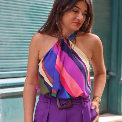 Patron blouse-robe Paréo par Clématisse Pattern
