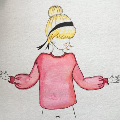 Patron couture sweat enfant Miss Granite par Maison Fauve