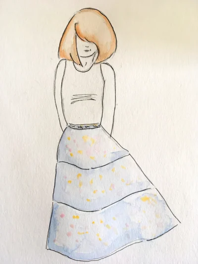 Patron couture jupe fille Miss Ivy de Maison Fauve