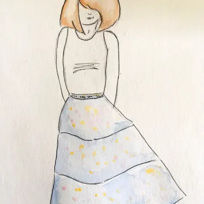 Patron couture jupe fille Miss Ivy de Maison Fauve