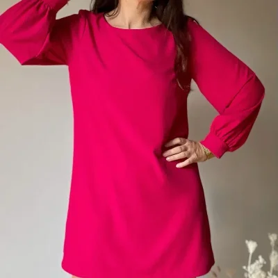 Patron de couture Robe-Blouse EVE par Clématisse Pattern