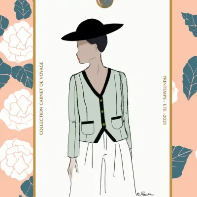 Patron couture veste Ispahan de Maison Fauve