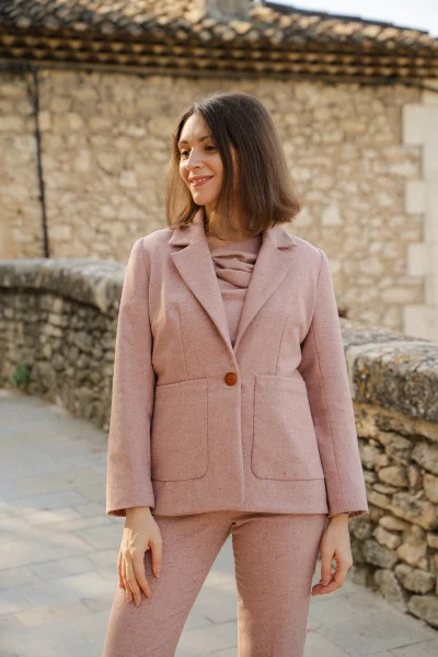 Lily, le blazer ajusté par Apolline Patterns