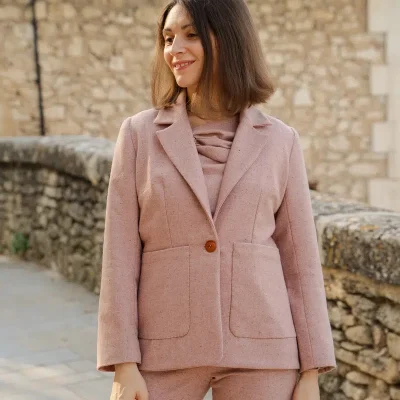 Lily, le blazer ajusté par Apolline Patterns