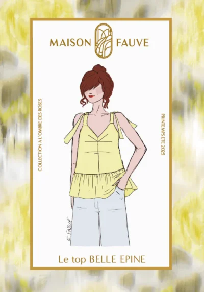 Patron couture top Belle Épine de Maison Fauve
