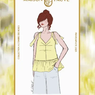 Patron couture top Belle Épine de Maison Fauve