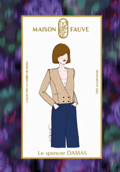 Patron couture spencer Damas / Patron pochette, par Maison Fauve