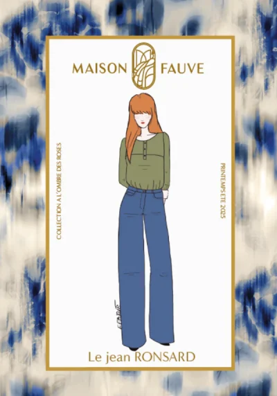Patron couture pantalon Ronsard de Maison Fauve