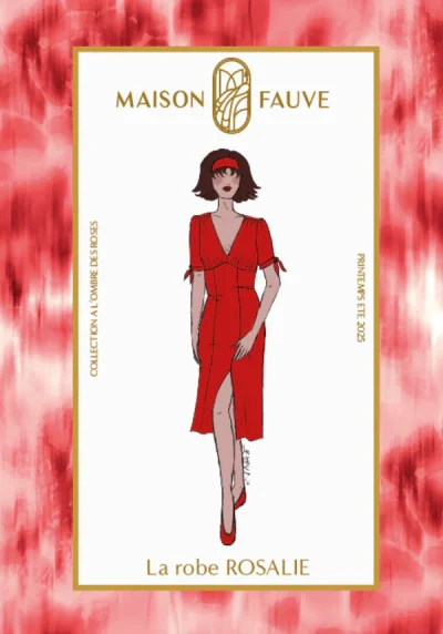 Patron couture robe Rosalie, par Maison Fauve