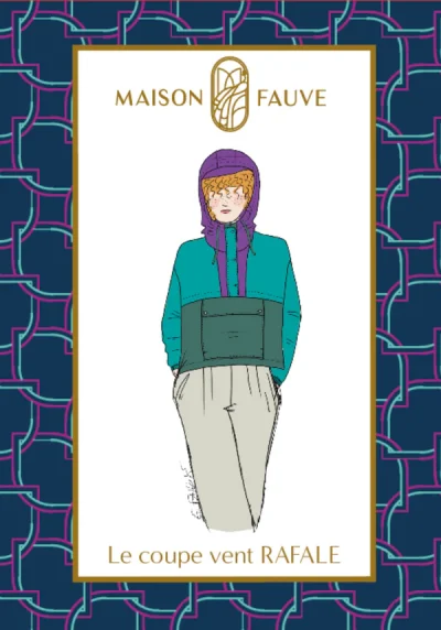 Patron couture coupe vent Rafale de Maison Fauve