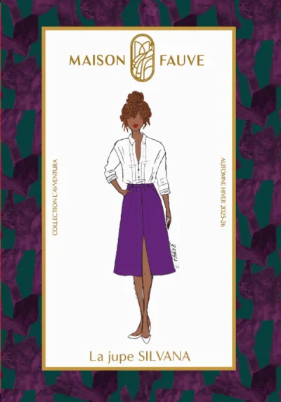 Patron couture jupe Silvana - Patron pochette par Maison Fauve