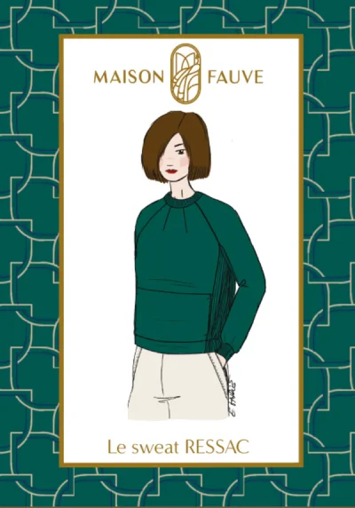 Patron sweat Ressac, par Maison Fauve