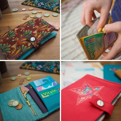 3 patrons pochettes à papier (PDF), par Petit Patron