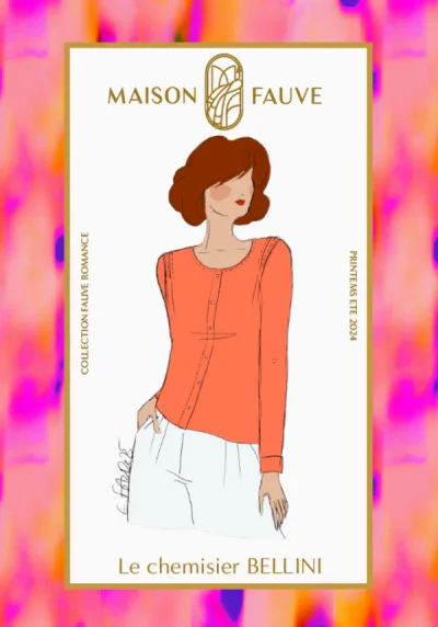 Patron couture chemisier Bellini de Maison Fauve