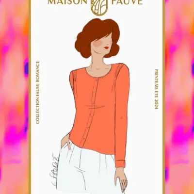 Patron couture chemisier Bellini de Maison Fauve