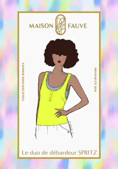 Patron couture duo débardeur Spritz de Maison Fauve