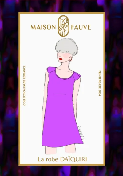 Patron couture robe, blouse Daïquiri par Maison Fauve