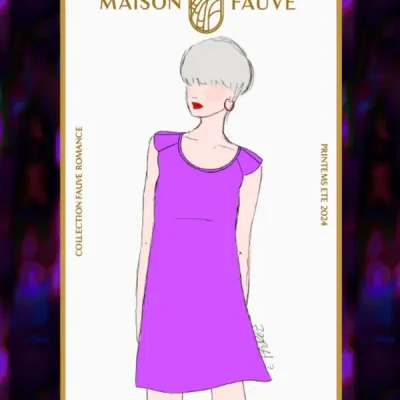 Patron couture robe, blouse Daïquiri par Maison Fauve