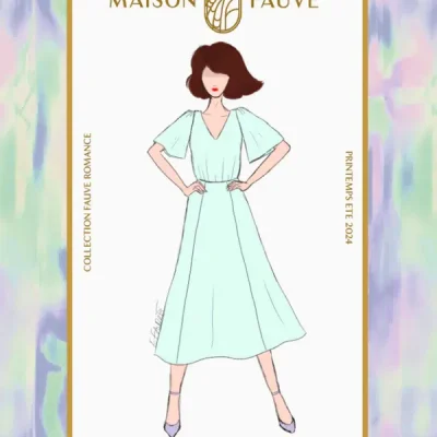 Patron couture robe Cuba Libre, par Maison Fauve