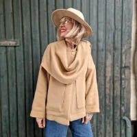 PATRON MANTEAU / VESTE GILET ECHARPE CAROLE par AV Alexandra Création
