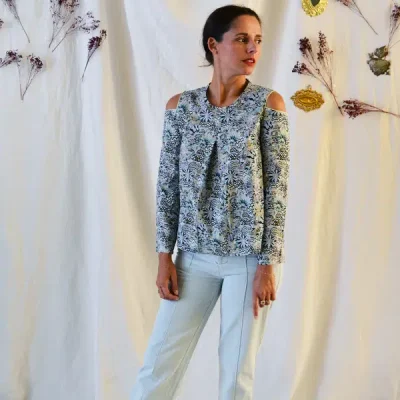 Patron couture top Balmoral de Maison Fauve