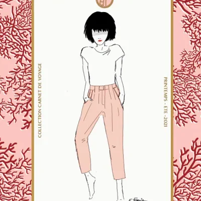 Patron couture pantalon, short Bélem de Maison Fauve
